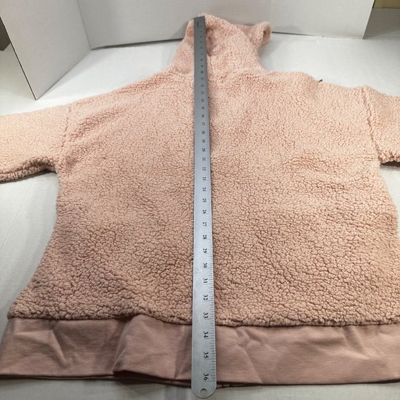 Champion C9 Women's Size Large Jacket Hooded Sherpa Full Zip Closure Pink New - Picture 14 of 16